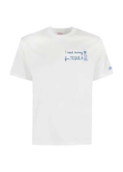 Mc2 Saint Barth Men Man T-shirt With Embroidery Money Tequila