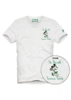 Mc2 Saint Barth Men Man T-shirt With Mickey Tennis Embroidery