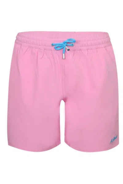 Mc2 Saint Barth Men Men's Comfort Swim Short Pink