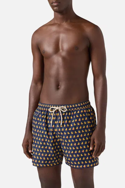 Mc2 Saint Barth Men Men Lighting Micro Ducky Shorts In Blue