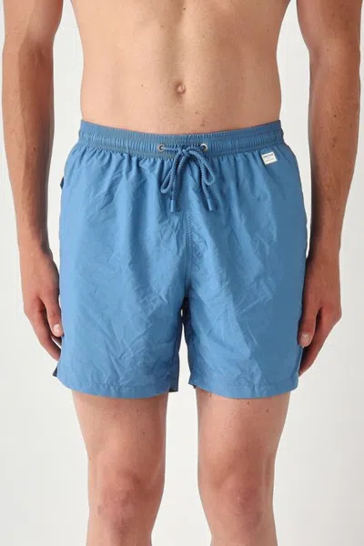Mc2 Saint Barth Men Men Lighting Pantone Shorts Dusty Blue