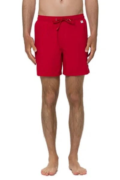 Mc2 Saint Barth Men Men Lighting Pantone Shorts Red