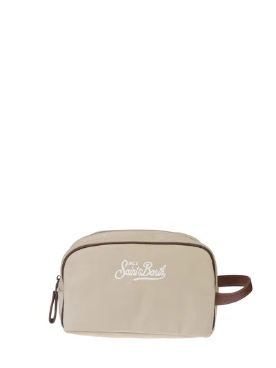 Mc2 Saint Barth Men's Mini Wallet - Stylish And Practical In Beige