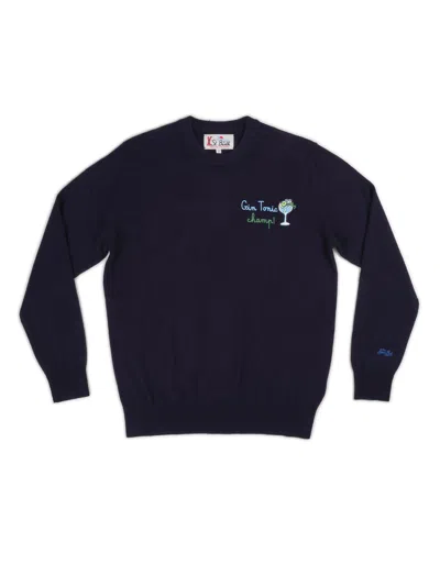 Mc2 Saint Barth Men's Sweater  Her0005 03437g 61 In Black