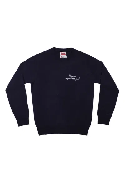 Mc2 Saint Barth Men's Sweater  Her0024 03397i In Blue