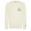 Mc2 Saint Barth Men's Sweaters  - Crew Neck Light Sweater King Apres Ski 10 Emb - Ivory