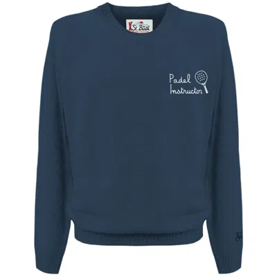 Mc2 Saint Barth Men's Sweaters  - Heron Light Padel Professional 61 Emb - Blue
