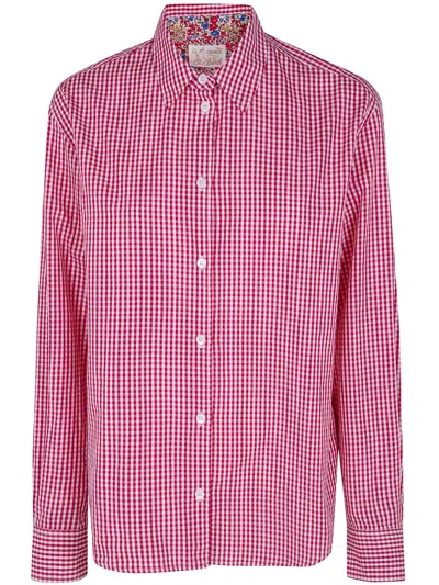 Mc2 Saint Barth "meredith" Cotton Shirt In Red