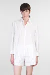 Mc2 Saint Barth Meredith Shirt In White Cotton