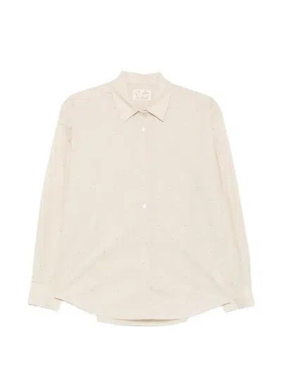 Mc2 Saint Barth Meredith Strass-embellishment Shirt In Neutral