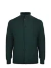 Mc2 Saint Barth Merino Wool Cardigan In Green