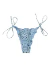 Mc2 Saint Barth Paisley Halter Tie-side Triangle Bikini In Multi
