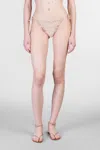 Mc2 Saint Barth Marielle Beachwear In Beige Polyamide In Gold