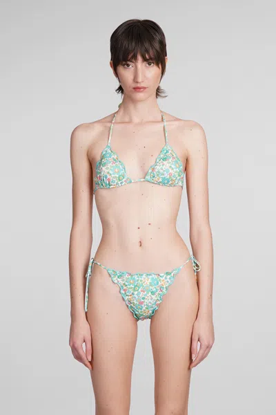 Mc2 Saint Barth Miami Beachwear In Green Polyamide