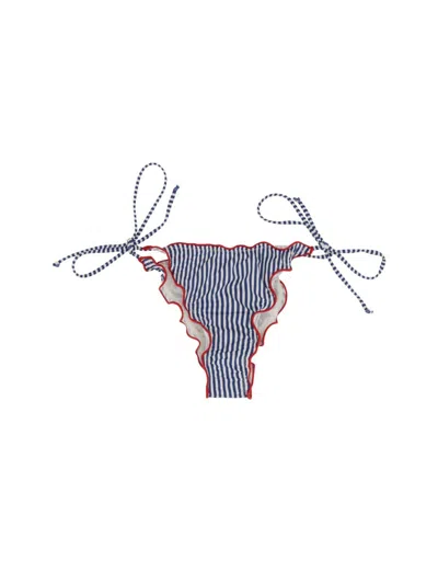 Mc2 Saint Barth Miami Bikini Bottoms In Blue