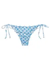 Mc2 Saint Barth Miami Nylon Bikini Slip In Blue