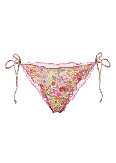 Mc2 Saint Barth Miami Margaret Annie Cheeky Bikini Bottom In Multi