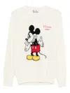 Mc2 Saint Barth Mickey Graphic Sweater In White