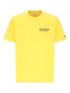 Mc2 Saint Barth Mickey Mouse Surf Team Printed T-shirt In Yellow