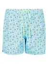 Mc2 Saint Barth Lighting Micro Fantasy Ultralight Swim Short In Blue