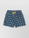 Mc2 Saint Barth Micro Fantasy Ultralight Swim Short With Pockets In Blue
