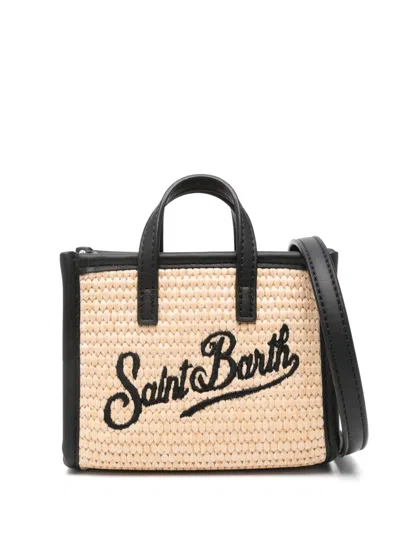 Mc2 Saint Barth Micro Vivian Tote Bag In Neutral