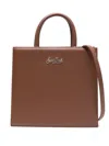 Mc2 Saint Barth Midi Shop Bag Tote Bag In Brown