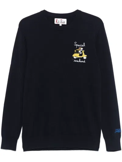 Mc2 Saint Barth X Peanuts™ Heron Sweater In Blue