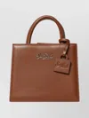 Mc2 Saint Barth Rectangular Tote Bag Shoulder Strap In Brown