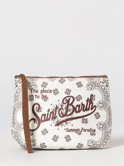 Mc2 Saint Barth Mini Bag Woman Color Beige In Multi