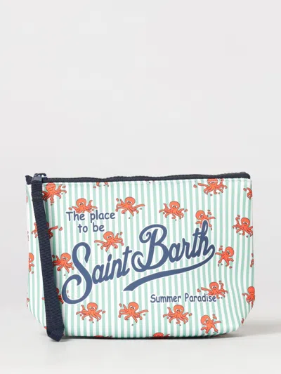 Mc2 Saint Barth Mini Bag Woman Color Green In Multi