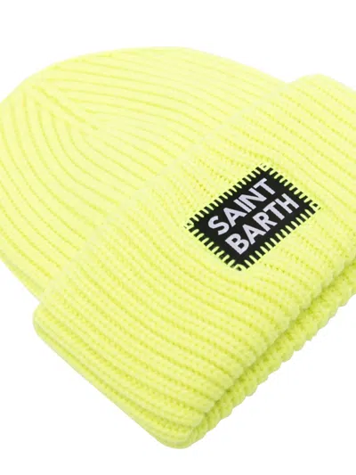 Mc2 Saint Barth Mini Berry Junior Hat In Yellow