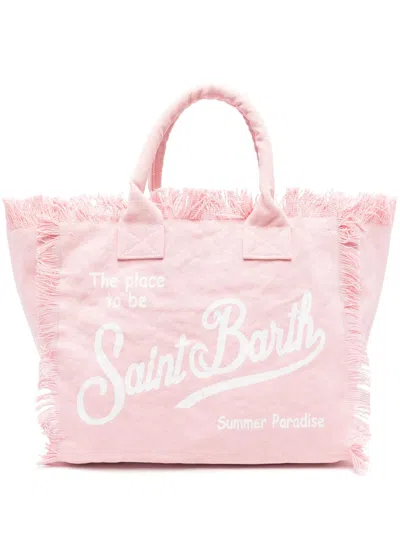 Mc2 Saint Barth Mini Casual Bag For Men In Pink