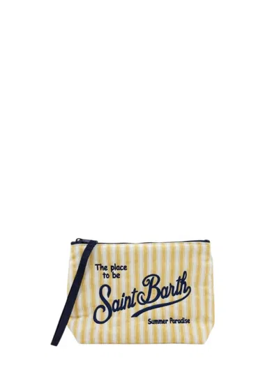 Mc2 Saint Barth Mini Chic Bag For Girls In Yellow
