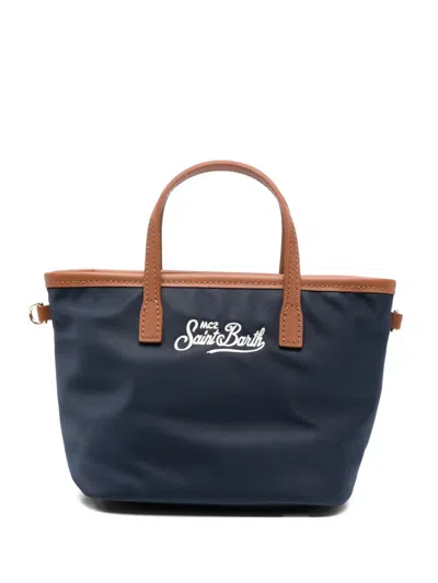 Mc2 Saint Barth Mini City Tote Bag In Blue