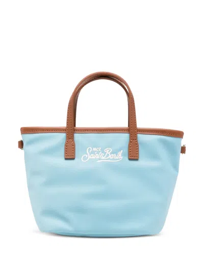 Mc2 Saint Barth Mini City Tote Bag In Blue