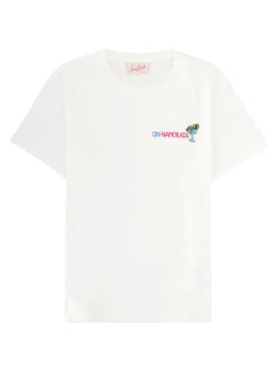 Mc2 Saint Barth Mini Cotton T-shirt For Women In White
