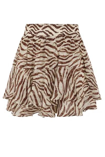 Mc2 Saint Barth Eivissa - Miniskirt With Ruffles