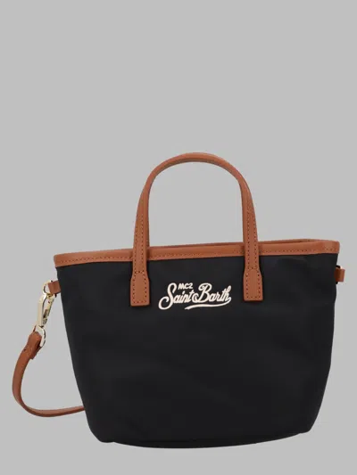 Mc2 Saint Barth Mini Handbag - 15 Cm X 25 Cm X 9 Cm In Black