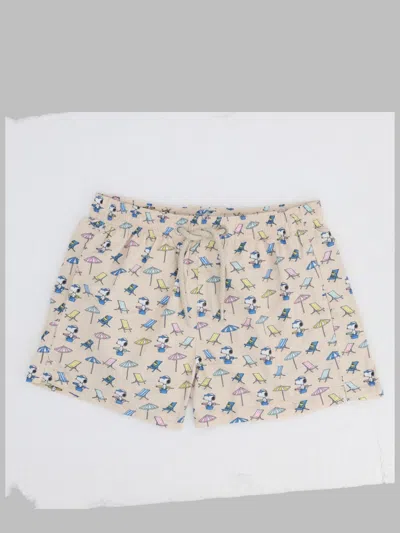Mc2 Saint Barth Mini Jet-set Swimwear For Boys In Multi