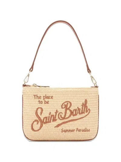 Mc2 Saint Barth Mini Parisienne Shoulder Bag In Nude