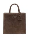 Mc2 Saint Barth Mini Shop Tote Bag In Brown