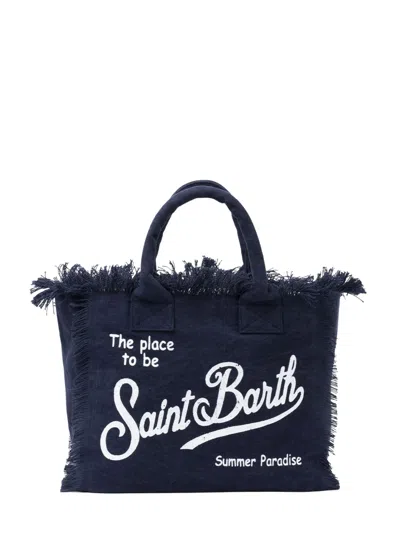 Mc2 Saint Barth Mini Stylish Messenger Bag For Men In Navy