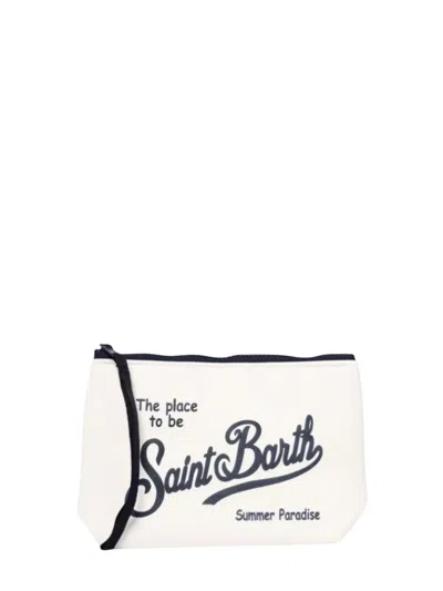 Mc2 Saint Barth Mini Stylish White Bag For Men
