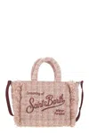 Mc2 Saint Barth Mini Vanity Bag With Bangs And Embroidered Logo