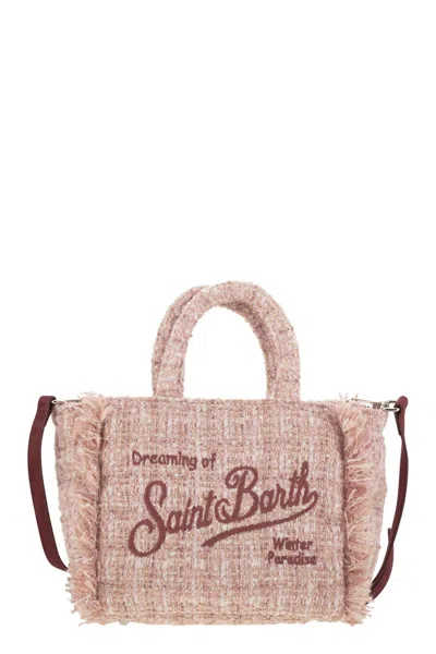 Mc2 Saint Barth Mini Vanity Bag With Bangs And Embroidered Logo