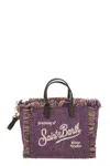 Mc2 Saint Barth Mini Vanity Bag With Bangs And Embroidered Logo