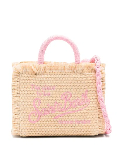 Mc2 Saint Barth Mini Vanity Cross Body Bag In Neutral