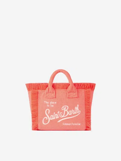 Mc2 Saint Barth Mini Vanity Fluo Pink Terry Handbag