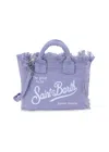 Mc2 Saint Barth Mini Vanity Lilac Tote Bag In Purple